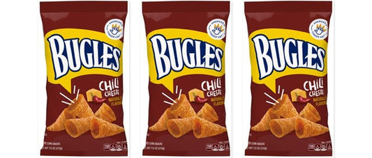 Bugles Chili Cheese 3oz 3-Pack — three single packs