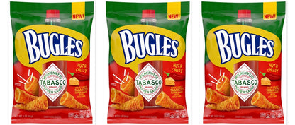 Bugles Tabasco 3oz 3-Pack — three single packs