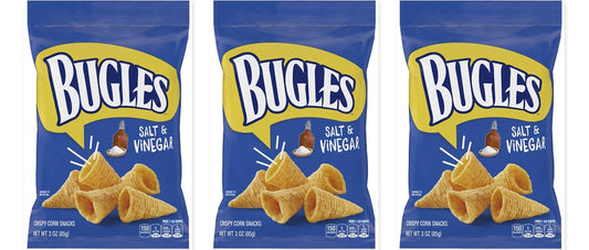 Bugles Salt & Vinegar 3oz 3-Pack — three single packs