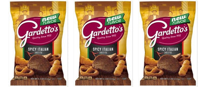 Gardetto's Spicy Italian Snack Mix 5.5oz 3-Pack — three single bags