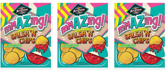 Arizona Salsa 'N' Chips 4.75oz 3-Pack — three single bags