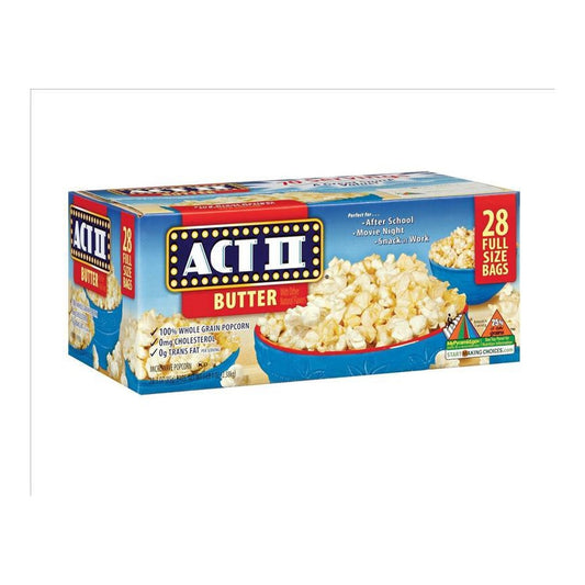 ACT II Microwave Popcorn Butter 2.75oz — full package