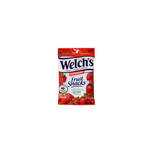 Welch's Fruit Snacks Strawberry 5oz pack — full package