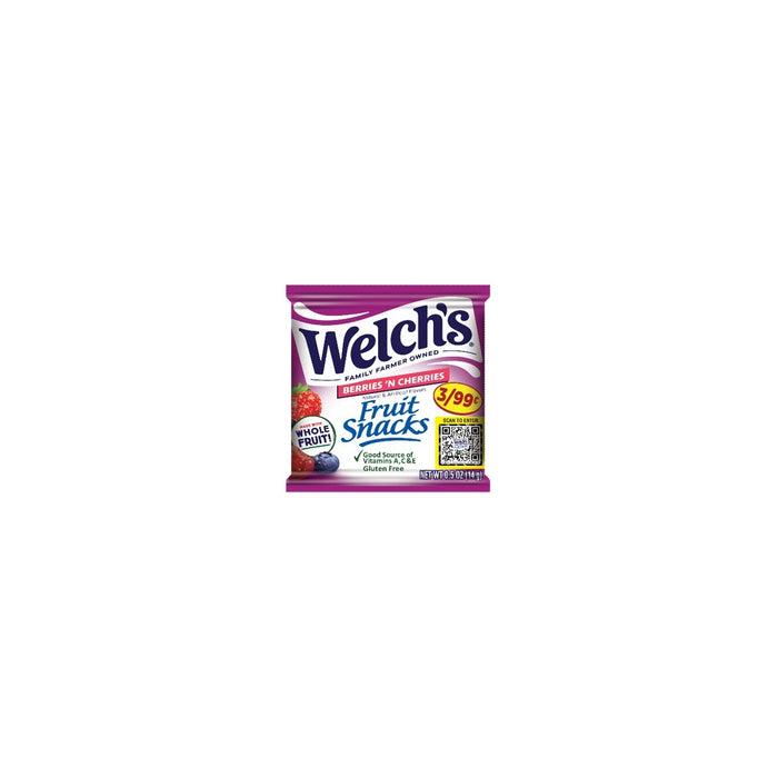 Welch's Fruit Snacks Berries 'n Cherries 0.5oz