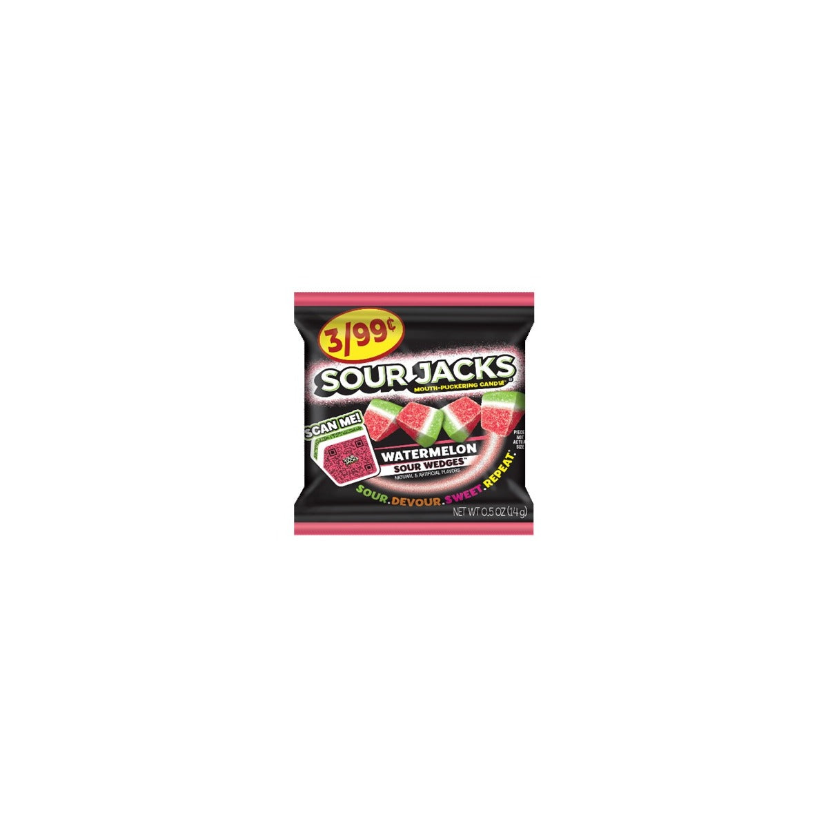 Sour Jacks Watermelon Wedges 0.5oz pack — full package