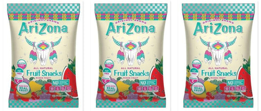 Arizona Fruit Snacks Half & Half 5oz 3-Pack — three single bags
