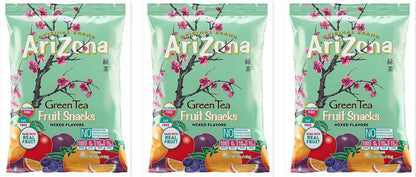 Arizona Fruit Snacks Green Tea 5oz 3-Pack — three single bags