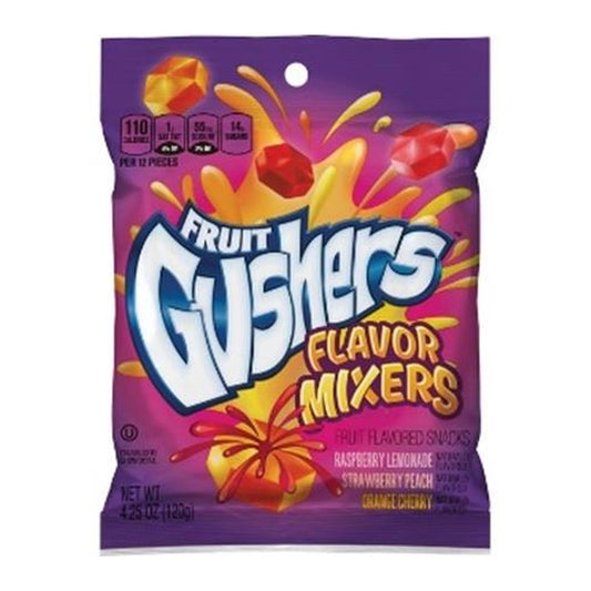 Gushers Flavor Mixers 4.25oz Peg Bag pack — full package