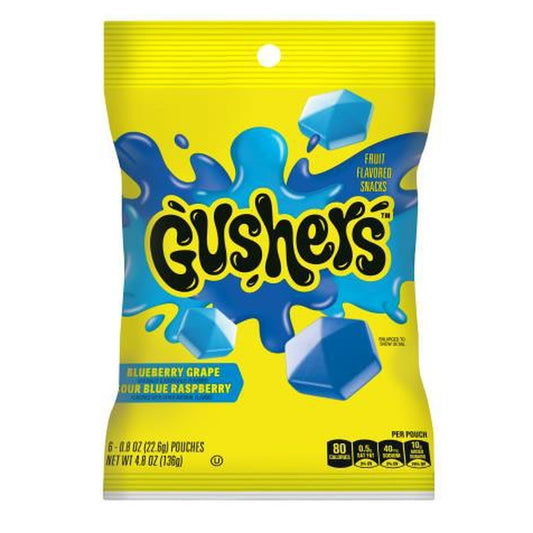 Gushers All Blue 4.25oz Peg Bag pack — full package