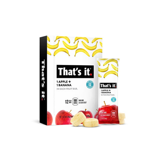 That's It Fruit Bar Apple + Cherry 1.2oz 12ct pack — full package