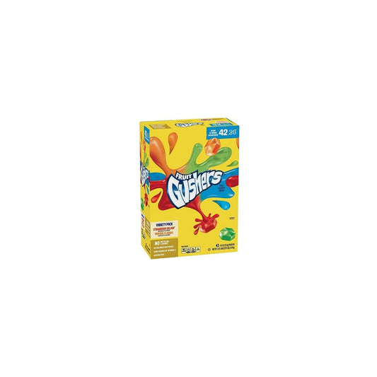 Gushers Strawberry Tropical Fruit Snacks 0.9oz pack — full package