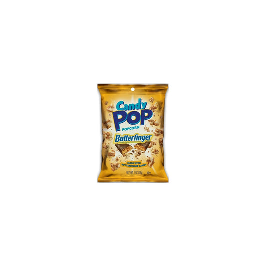 Candy Pop Butterfinger Popcorn 1oz pack — full package