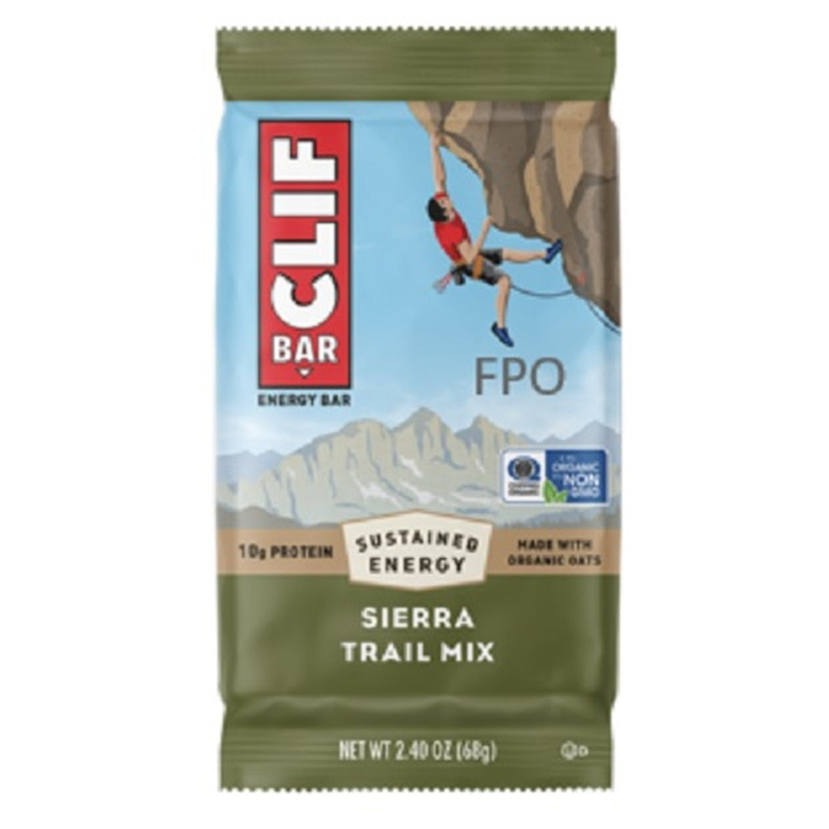 Clif Bar Sierra Trail Mix 2.4oz 12ct pack — full package