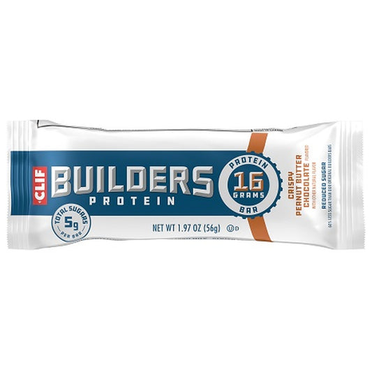 Clif Builders Protein Bar Peanut Butter Chocolate 1.97oz 12ct pack — full package