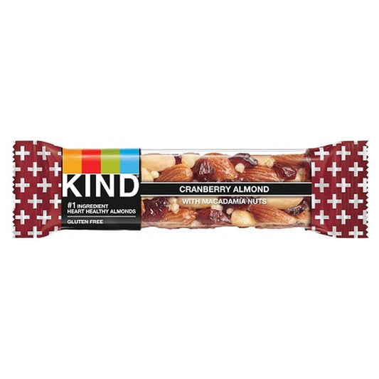 KIND Cranberry Almond + Antioxidants 1.4oz 12ct pack — full package