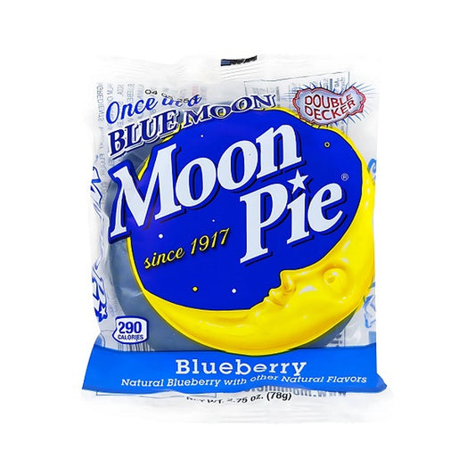 Moon Pie Double Decker Blueberry 2.75oz pack — full package