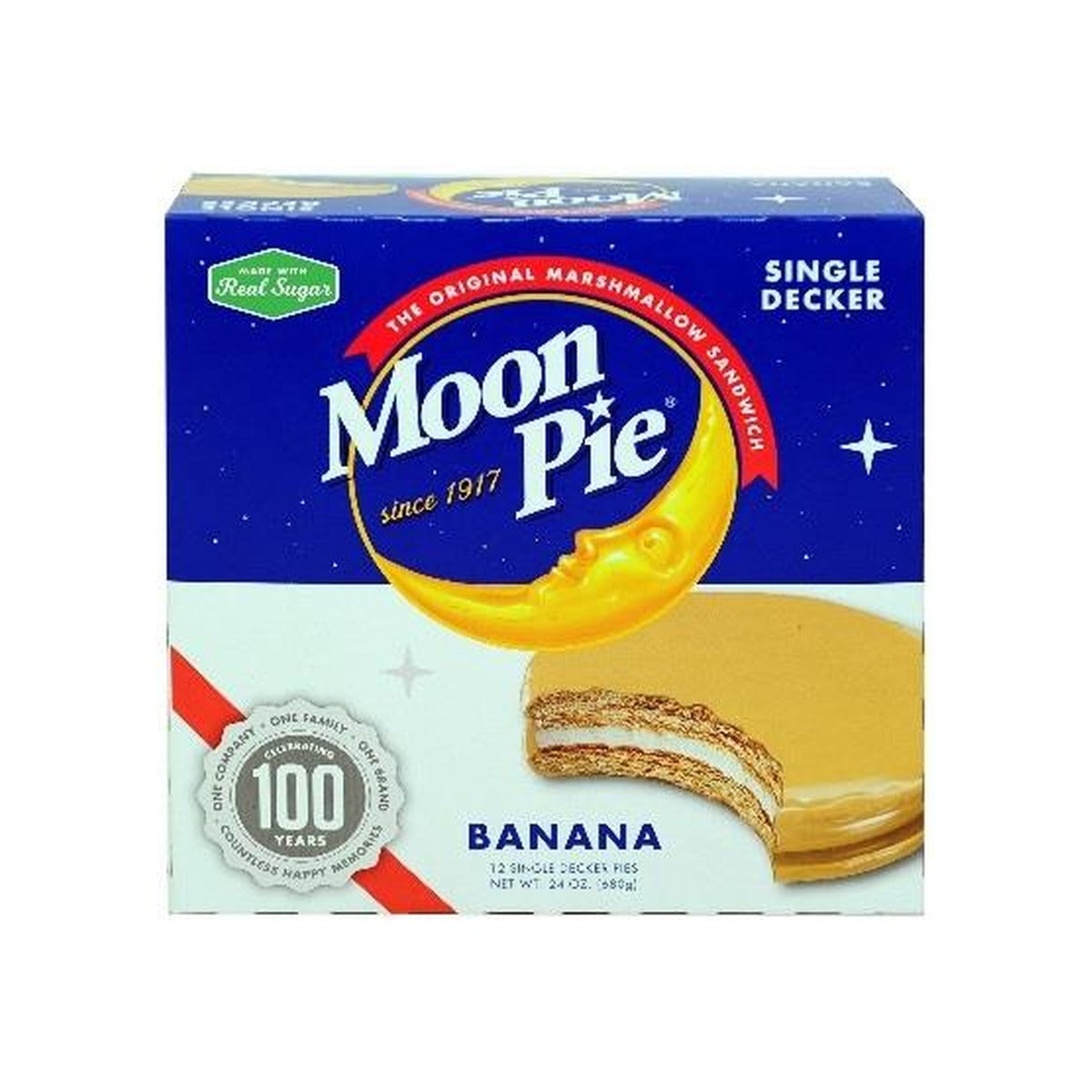 Moon Pie Single Banana 2oz pack — full package