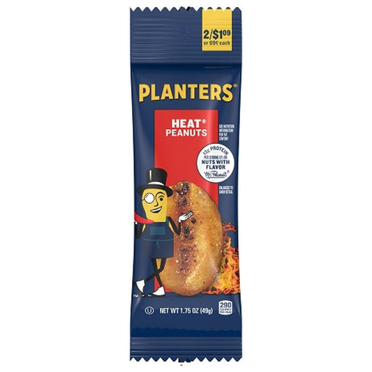 Planters Peanuts Hot Tube 1.75oz 18ct pack — full package