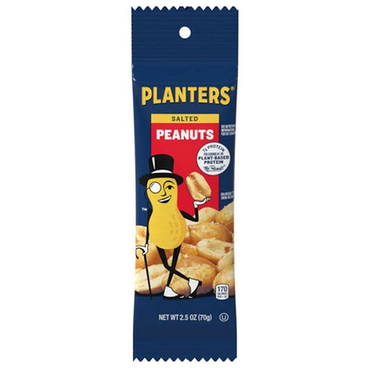 Planters Peanuts Salted 2.5oz 15ct pack — full package