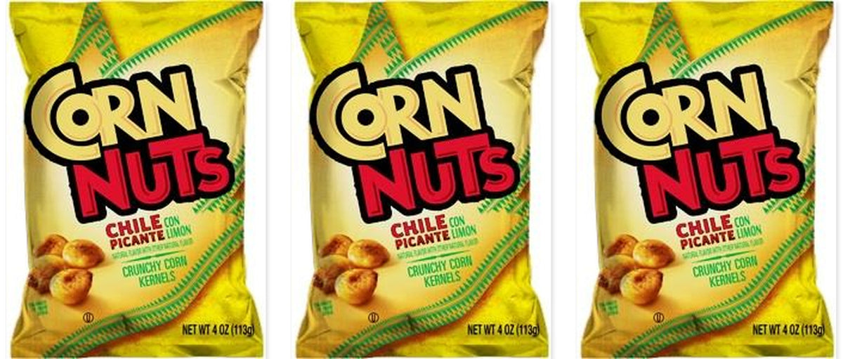 Corn Nuts Chili Picante 4oz 12ct 3-Pack — three single packs