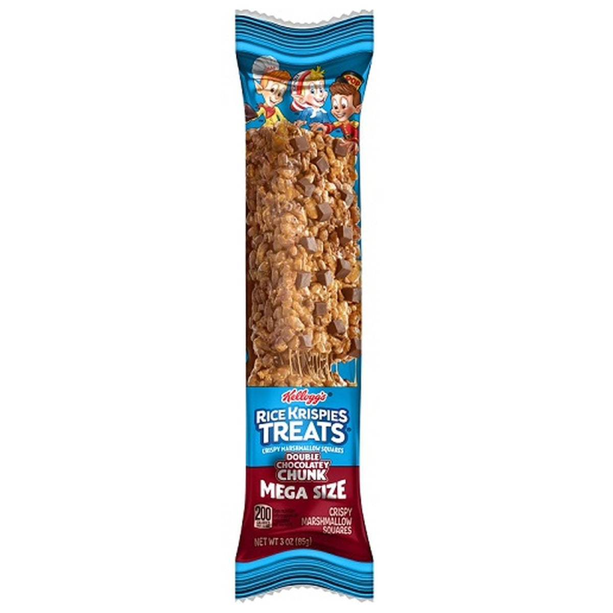 Rice Krispies Treats Mega Double Chocolate Chunk 2.2oz 12ct pack — full package