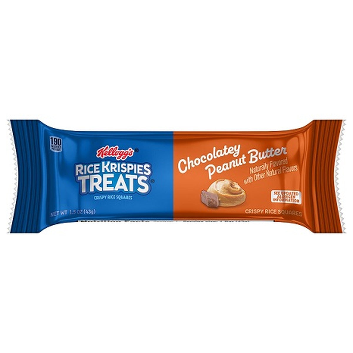 Rice Krispies Treats Chocolatey Peanut Butter 1.5oz 12ct pack — full package