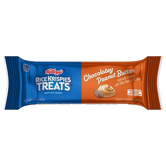 Rice Krispies Treats Chocolatey Peanut Butter 1.5oz 12ct pack — full package