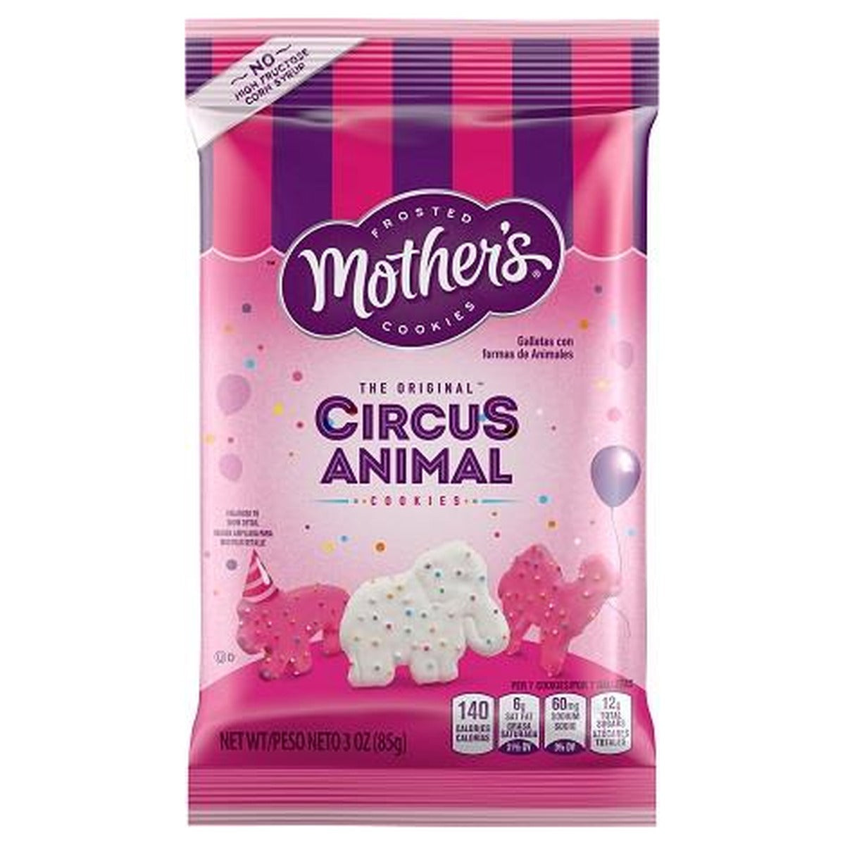 Mother's Circus Animal Cookies 3oz pack — full package