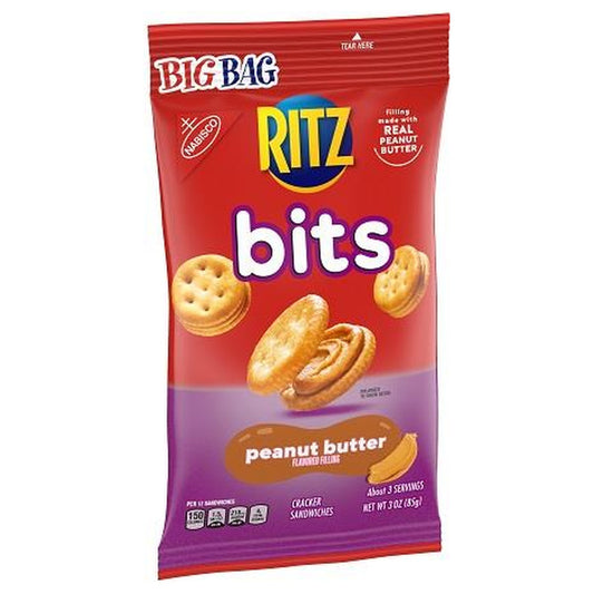 Nabisco Ritz Bits Peanut Butter 3oz pack — full package