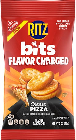 Ritz Bits Cheese Pizza Cracker Sandwiches 3oz Big Bags — pack