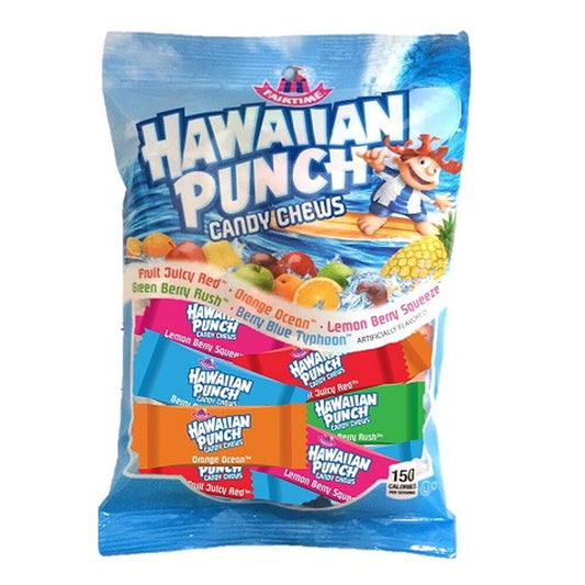 Hawaiian Punch Candy Chews 7oz Peg Bag pack — full package