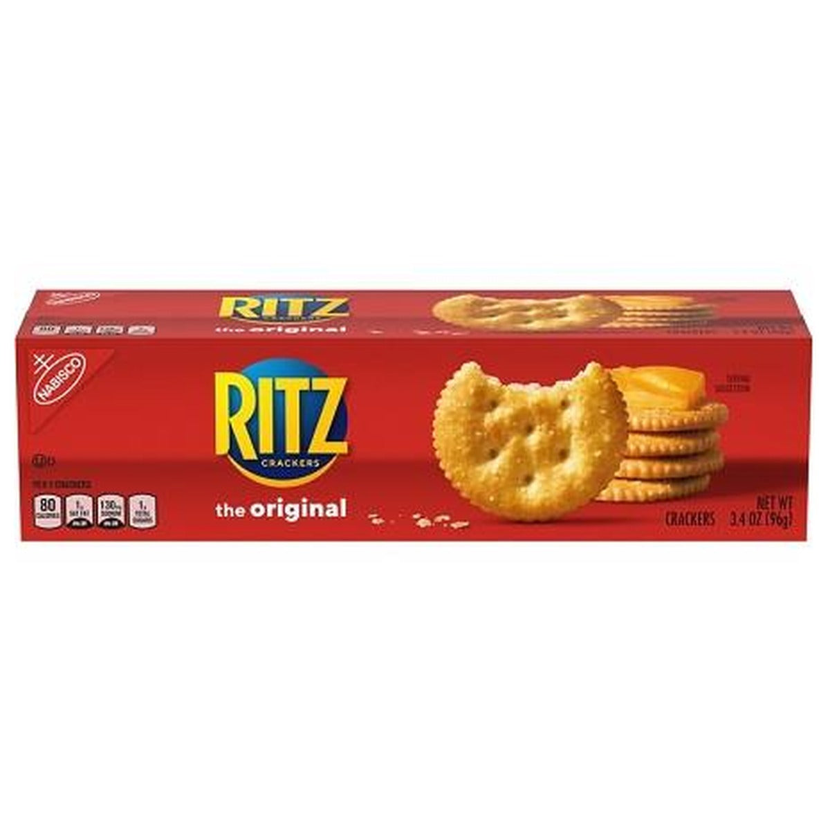 Nabisco Ritz Crackers 3.4oz 12ct pack — full package