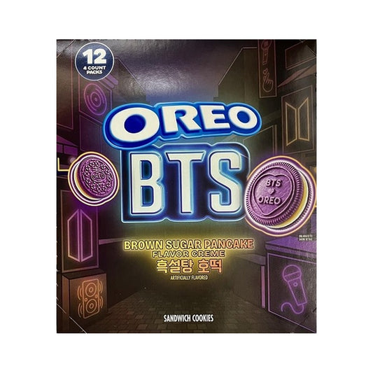 Oreo Limited Edition Brown Sugar Pancake King Size 2.04oz 12ct pack — full package