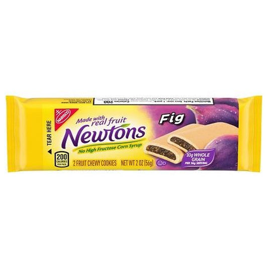 Fig Newtons Soft Fig Cookies Singles 2oz 10ct pack — full package