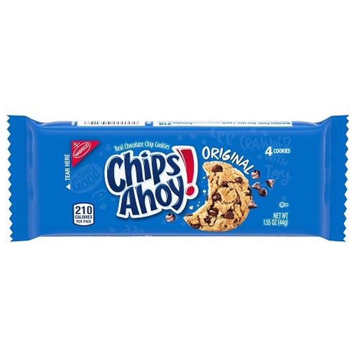 Chips Ahoy Singles Cookies 1.55oz 10ct pack — full package