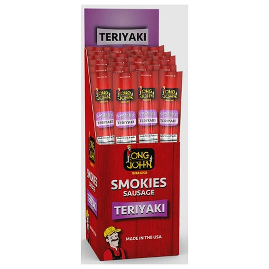 Long John Smokies Teriyaki 1oz pack — full package