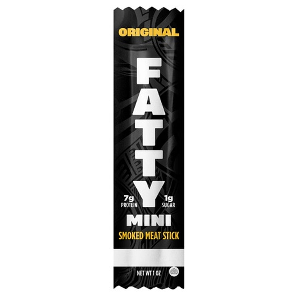 Fatty Mini Meat Stick Original 1oz pack — full package