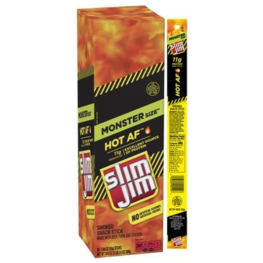 Slim Jim Monster Hot AF 1.94oz pack — full package