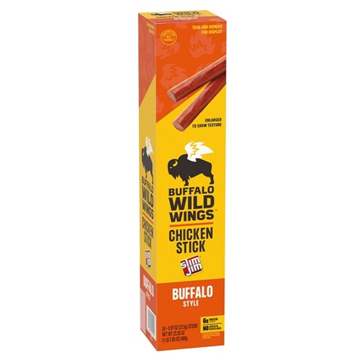 Slim Jim Giant BWW Chicken Buffalo .97oz pack — full package