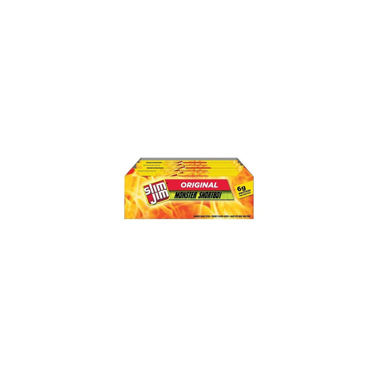 Slim Jim Monster Shortboi Original .97 oz display box of 36, full package