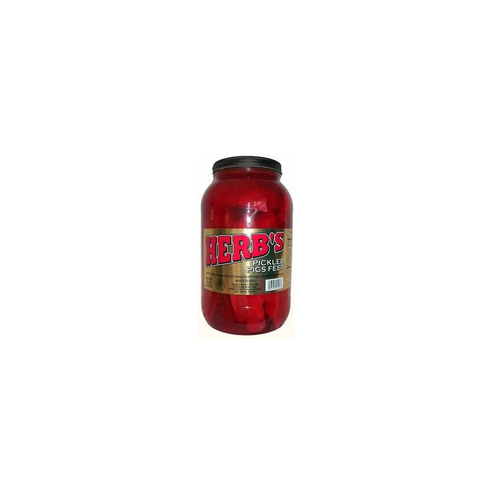 Herb's Pickled Pigs Feet 1 Gallon Jar
