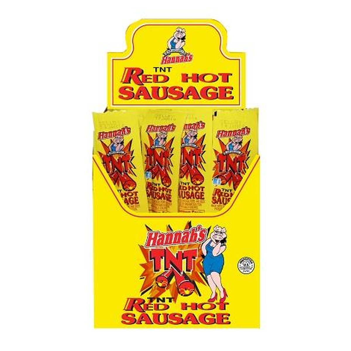 Hannah's TNT Sausage 1.7oz pack — full package