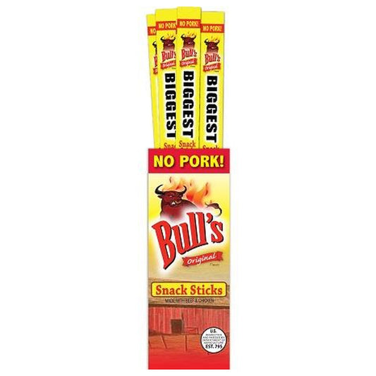 Bull's Biggest Original Snack Stick pack — full package