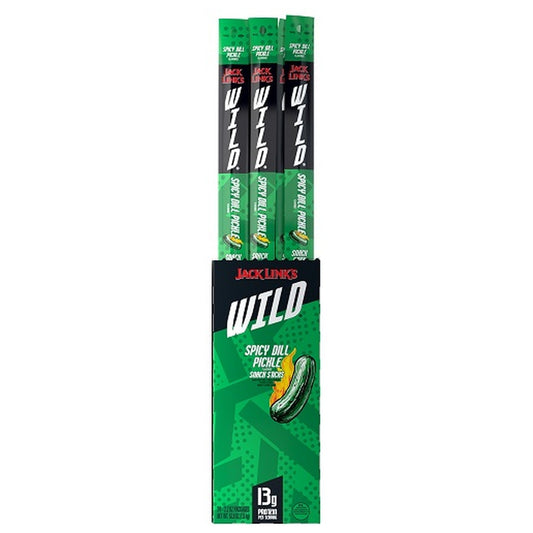 Jack Link's Wild XXL Stick Spicy Dill Pickle 2.2oz pack — full package