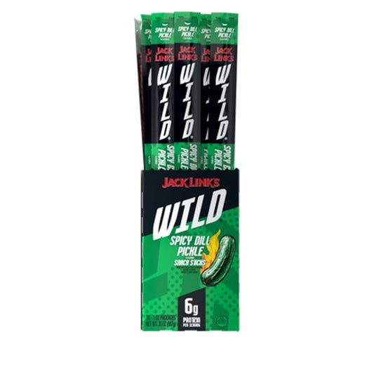 Jack Link's Wild 1oz Stick Spicy Dill Pickle pack — full package