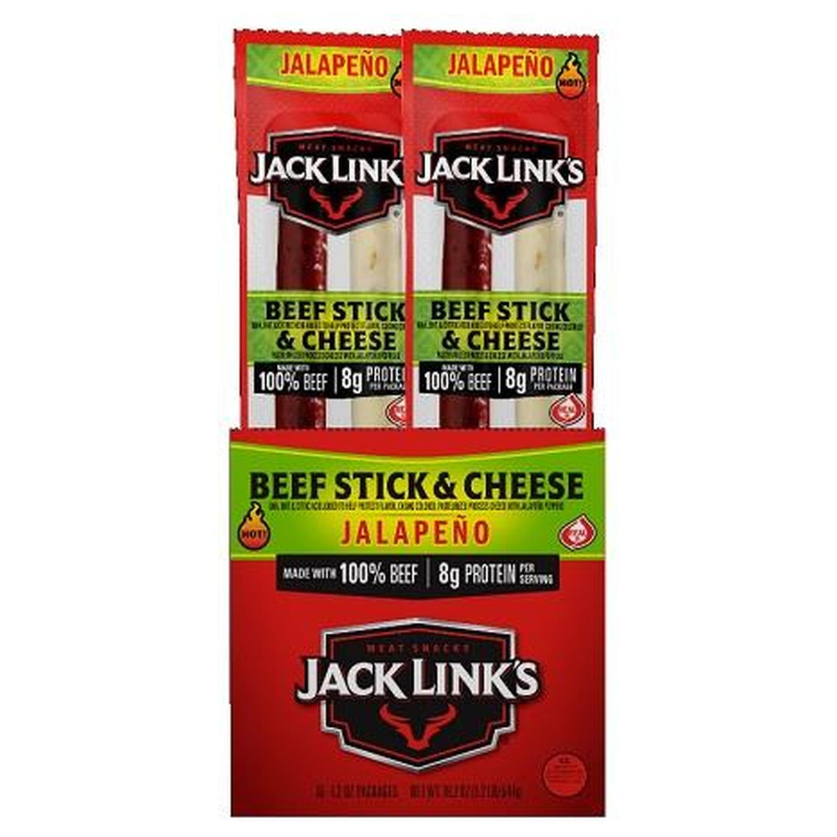 Jack Link's Beef & Jalapeno 1.2oz pack — full package