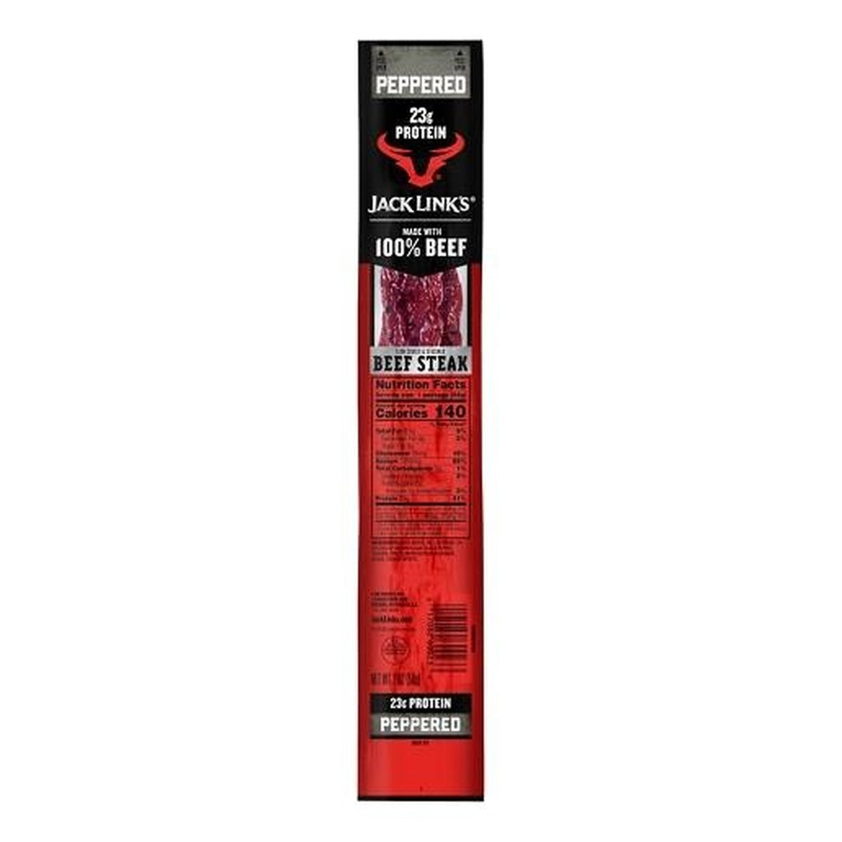 Jack Link's Jumbo Peppered 2oz pack — full package