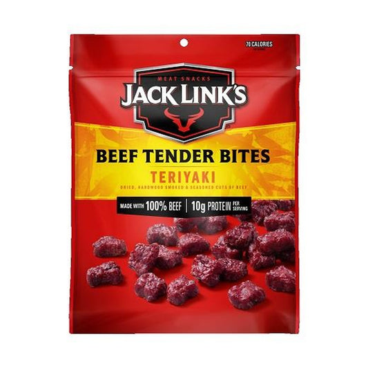 Jack Link's Bites Teriyaki 3.25oz pack — full package