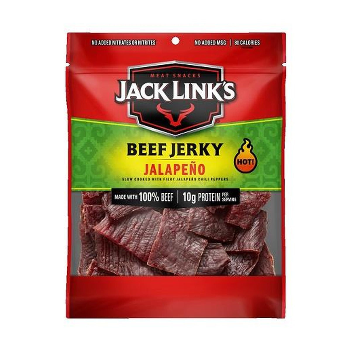 Jack Link's Jalapeno 3.25oz pack — full package