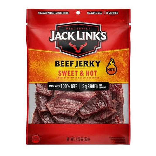Jack Link's Sweet & Hot 3.25oz pack — full package